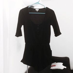 TOBI Black Sweet Whispers Romper